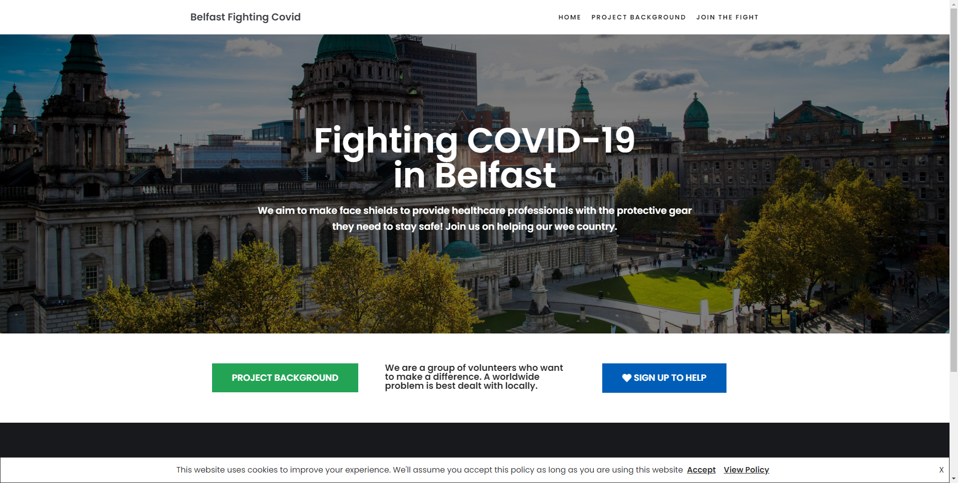 belfastfightingcovid.com Websites