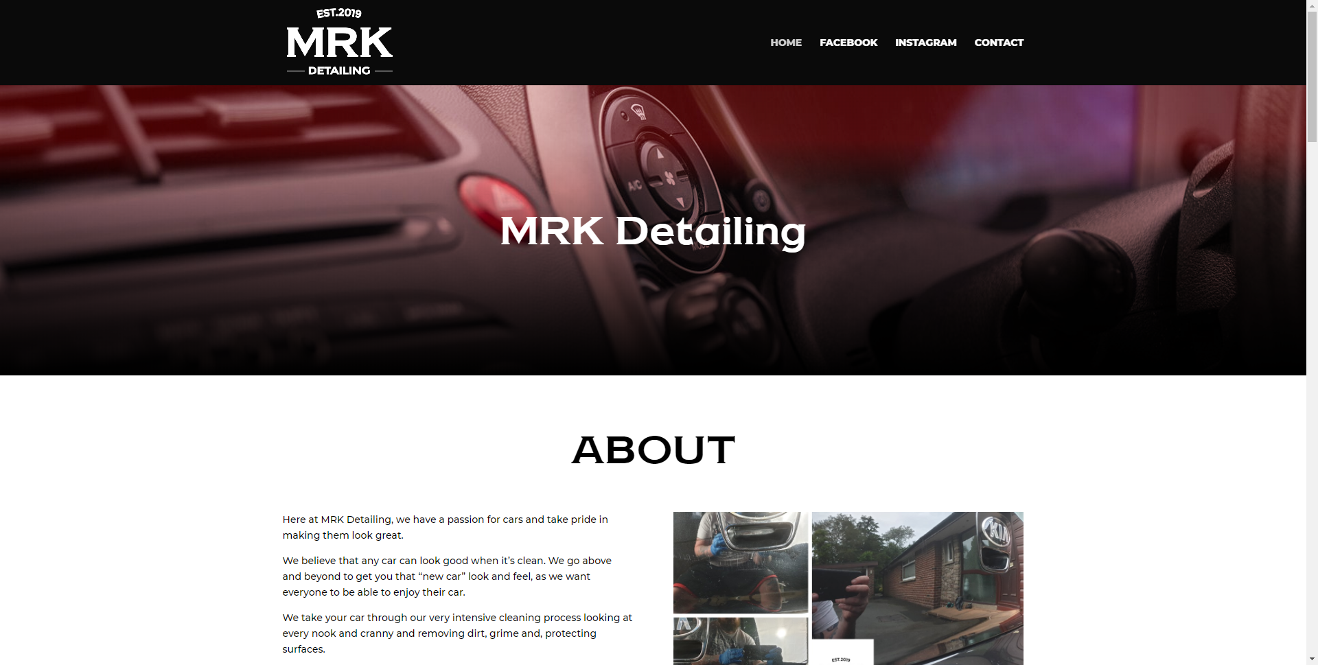 mrkdetailing.com 2 Websites